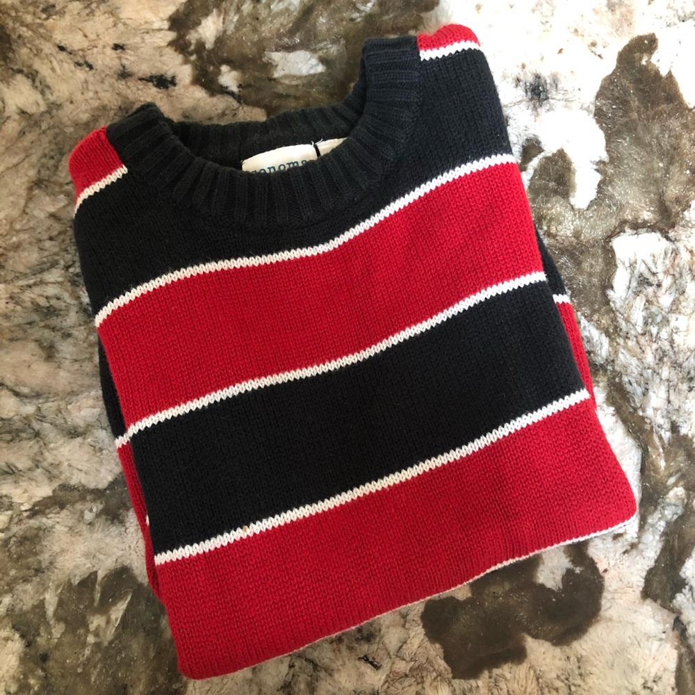 Boys Black & Red Sweater New Without Tags Sz 5/6